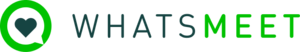 WhatsMeet Logo — Top für Chat-Liebhaber, Bewertung 4.3/5